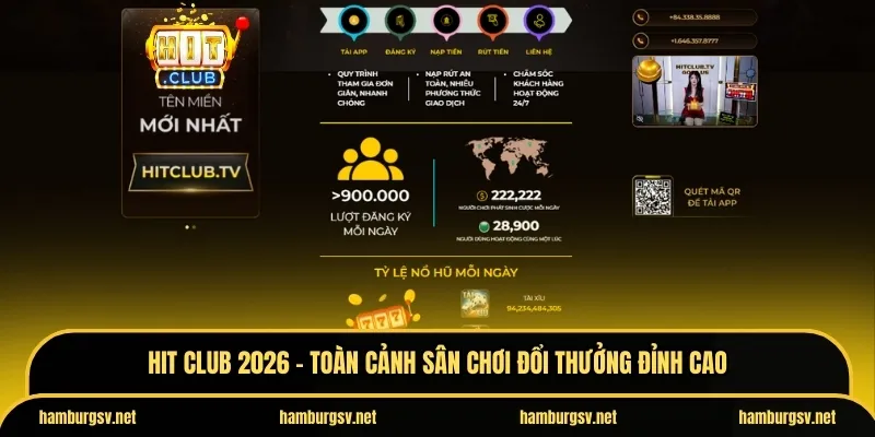 Hit Club 2026 - Toàn cảnh sân chơi đổi thưởng đỉnh cao
