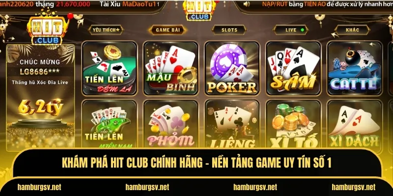 Khám phá Hit Club chính hãng - Nền tảng game uy tín số 1