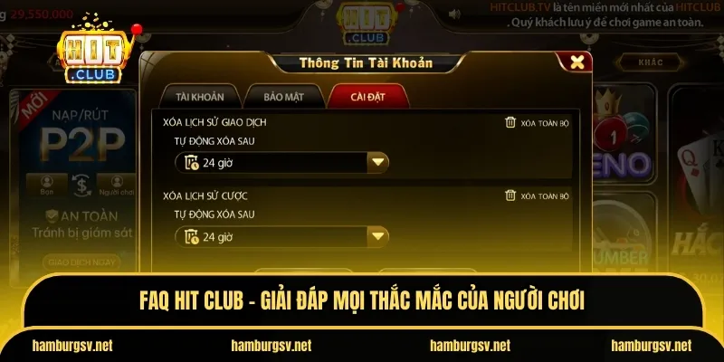 FAQ Hit Club - Giải đáp mọi thắc mắc của người chơi