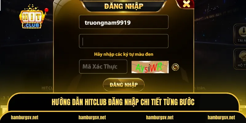Hướng dẫn Hitclub đăng nhập chi tiết từng bước